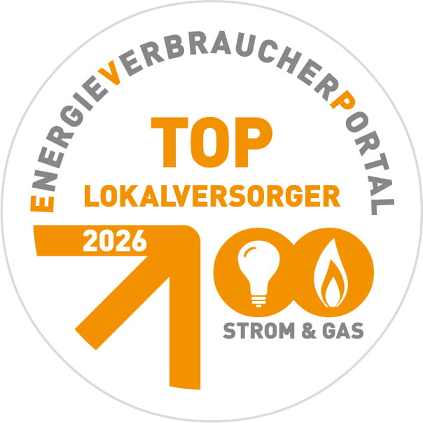 Zertifikat Top Lokalversorger Strom und Gas